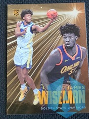 2020-21 Panini Chronicles Essentials Bronze RC #202 James Wiseman